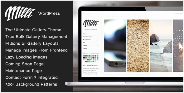 Tema Milli - Template WordPRess