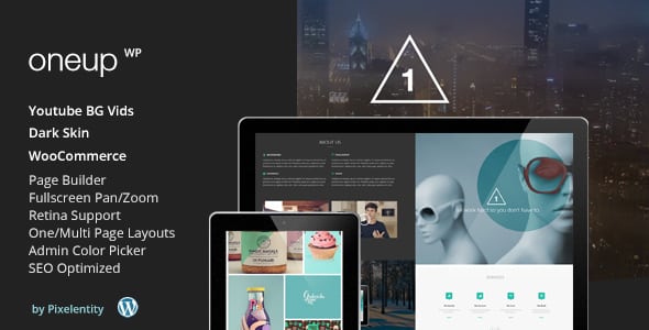 Tema OneUp - Template WordPRess