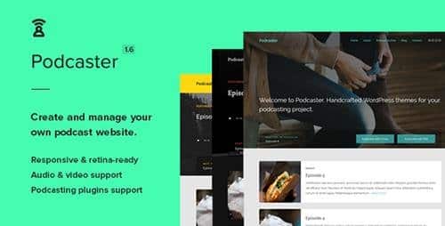 Tema Podcaster - Template WordPress