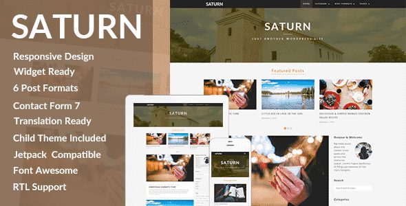 Tema Saturn - Template WordPress