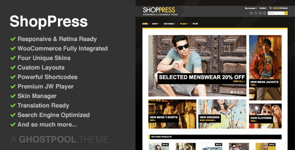 Tema ShopPress - Template WordPress