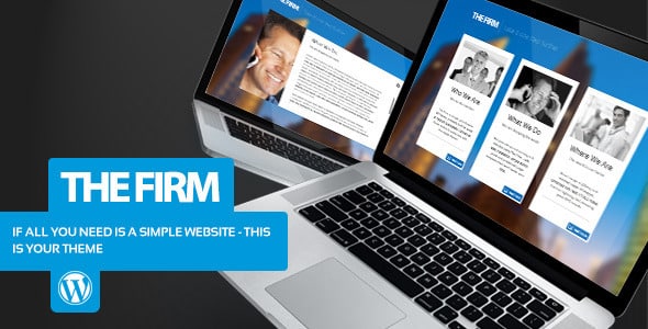 Tema The Firm - Template WordPress