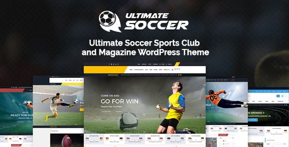 Tema Ultimate Soccer - Template WordPress