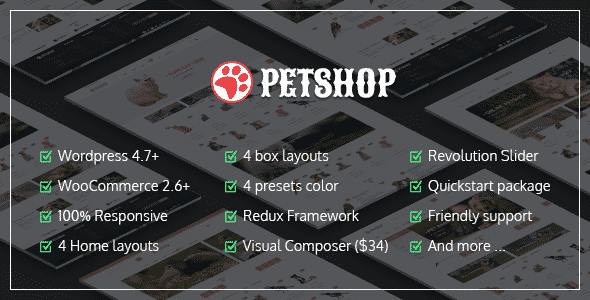 Tema VG PetShop - Template WordPress