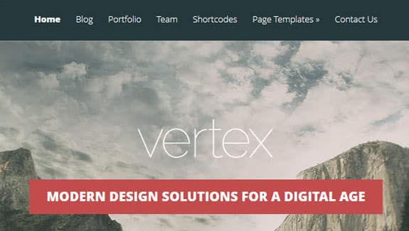 Tema Vertex ElegantThemes - Template WordPress