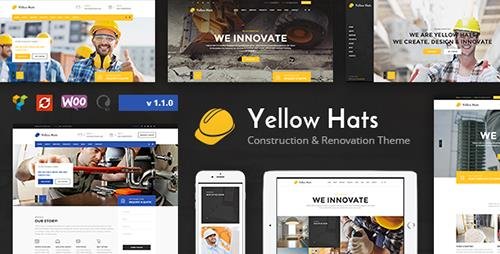 Tema Yellow Hats - Template WordPress