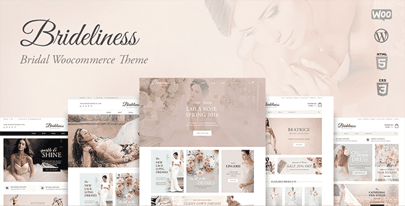 Tema Brideliness - Template WordPress