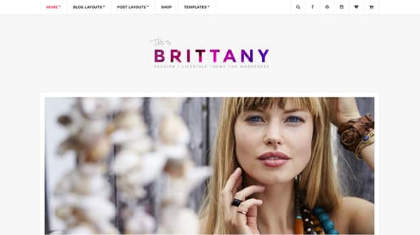 Tema Brittany - Template WordPress