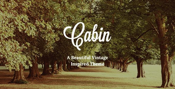 Tema Cabin - Template WordPress
