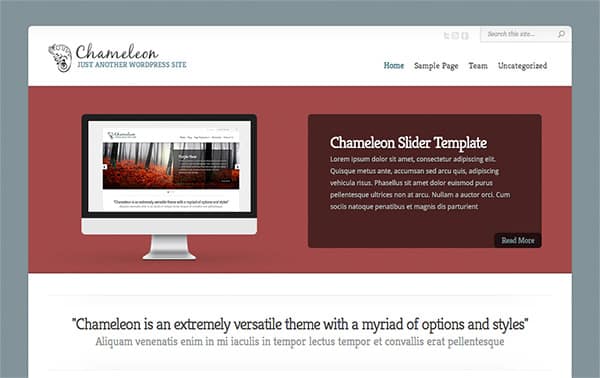 Tema Chameleon ELegantTHemes - Template WordPress