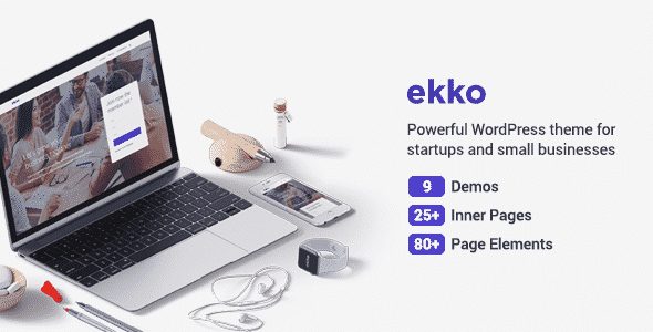 Tema Ekko - Template WordPress