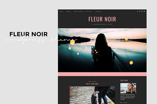 Tema Fleur Noir - Template WordPress