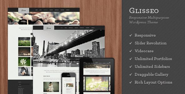 Tema Glisseo - Template WordPress