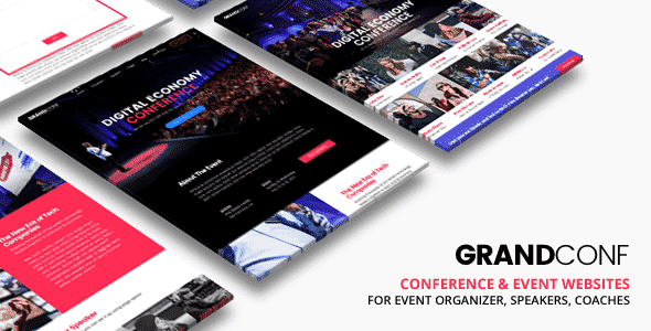 Tema Grand Conference - Template WordPress
