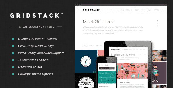 Tema Gridstack - Template WordPress