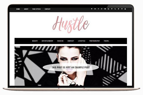 Tema Hustle TinselPop - Template WordPress