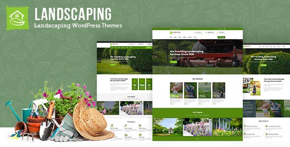 Tema Landscaping - Template WordPress