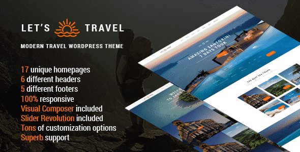 Tema Lets Travel NRGThemes - Template WordPress