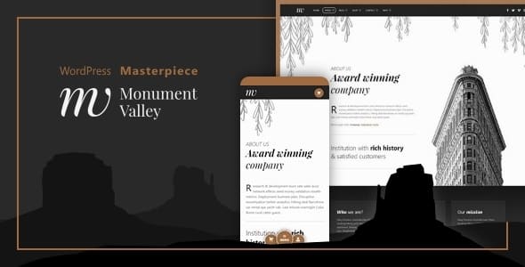 Tema Monument Valley - Template WordPress