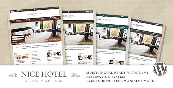 Tema Nice Hotel - Template WordPress