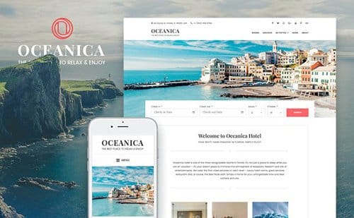 Tema Oceanica - Template WordPress