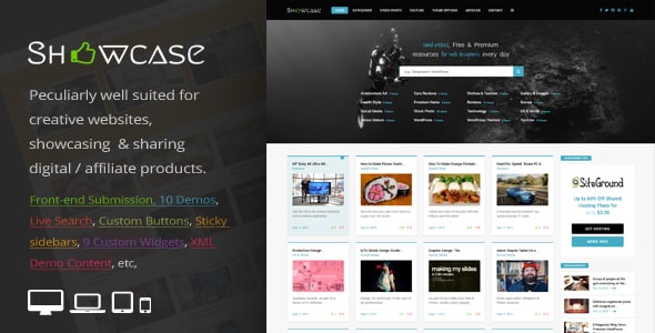 Tema Showcase An-Themes - Template WordPress