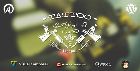 Tema Tattoo Pro - Template WordPress