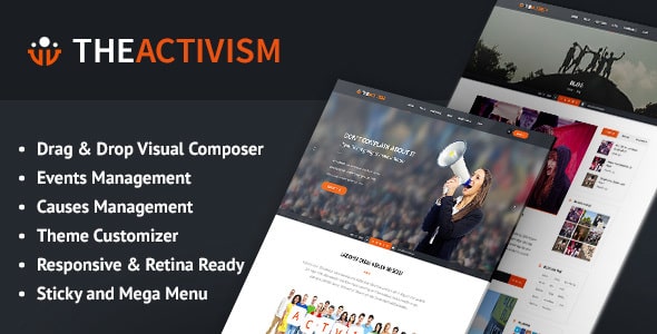 Tema The Activism - Template WordPress