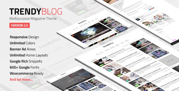 Tema TrendyBlog - Template WordPress
