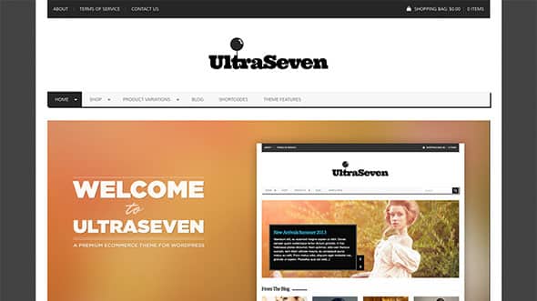 Tema UltraSeven - Template WordPress