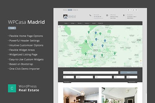 Tema WPCasa Madrid - Template WordPress