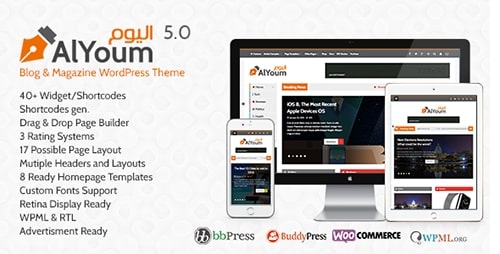 Tema AlYoum - Template WordPress