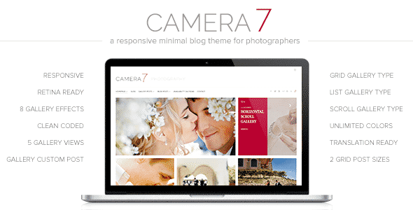 Tema Camera7 - Template WordPress