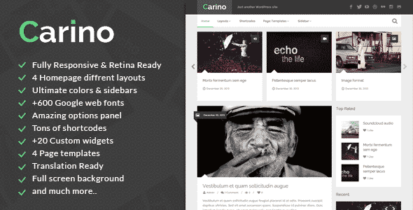 Tema Carino - Template WordPress