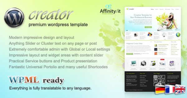 Tema Creator AIT - Template WordPress