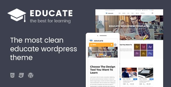 Tema Educate - TEmplate WordPress