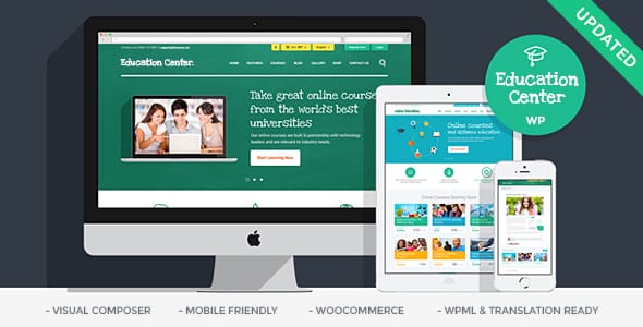 Tema Education Center - Template WordPress