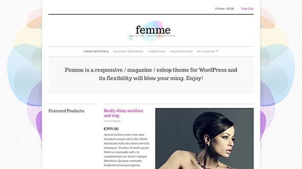 Tema Femme - Template WordPress