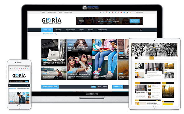 Tema Gloria2 - Template WordPress