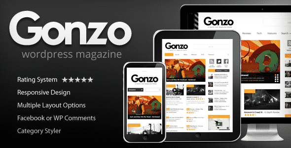 Tema Gonzo - Template WordPress
