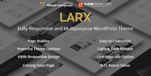 Tema Larx - Template WordPress