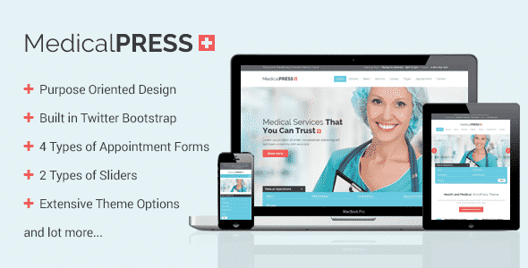 Tema MedicalPress - Template WordPress