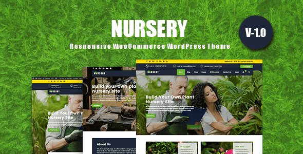 Tema NurseryPlant - Template WordPress
