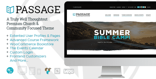 Tema Passage Church - Template WordPress