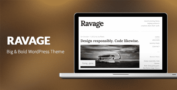 Tema Ravage - Template WordPress