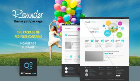 Tema Rounder - Template WordPress