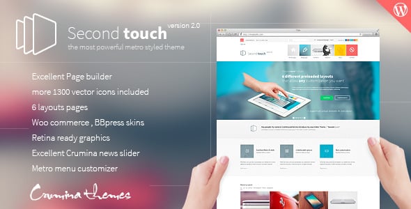 Tema Second Touch - Template WordPress