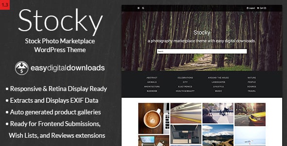 Tema Stocky - Template WordPress