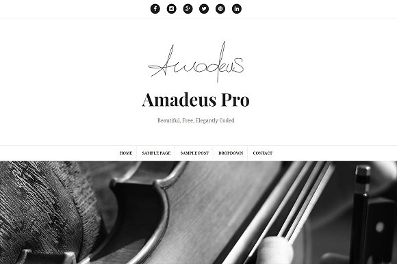 Tema Amadeus Pro - Template WordPress