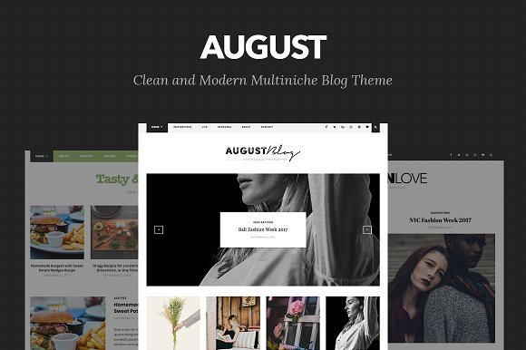 Tema August - Template WordPress